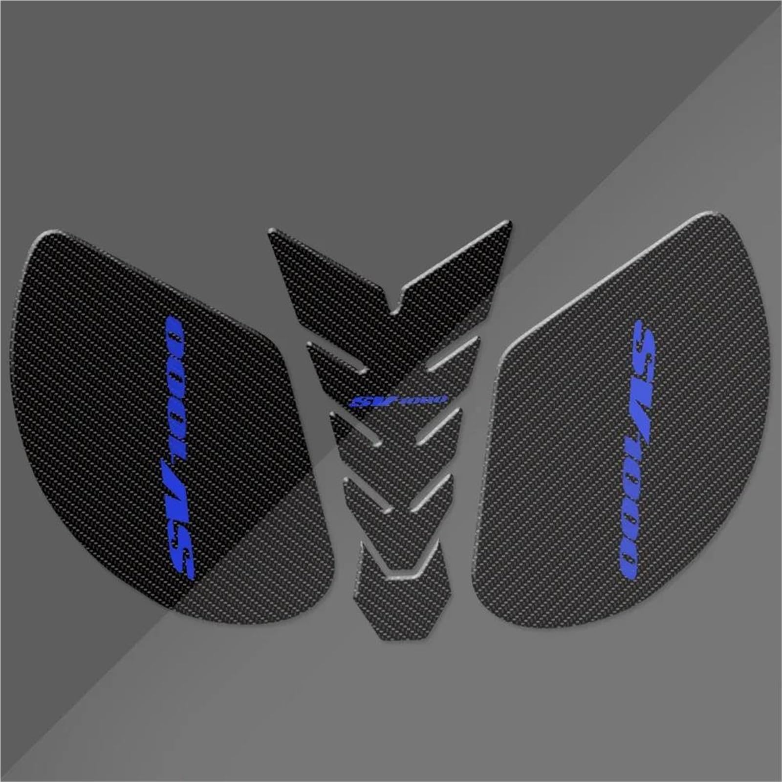 Motorcycle Fuel Tank Pad Protective Stickers Decals for SV650 / S 1998-2013 SV1000 SV650S SV1000S SV 650 Streetfighter(Color9)