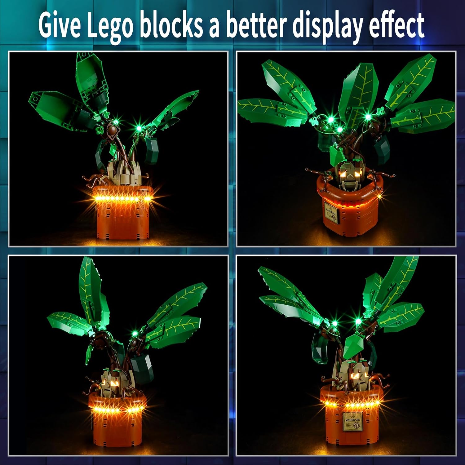 Vaodest LED Light for Lego 76433 Mandrake Set Building Blocks Model,Design and Configuration Compatible with Model 76433(Led Light Only, Not Building Block Kit)