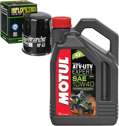 RAD Powersports Kit de cambio de aceite para Arctic Cat 2015 700 TRV XT EPS Technosynthese 10W-40