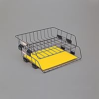 Vista 2 de Fellowes 62112 Bandeja de cartas, carga lateral, 13-3/8 pulgadas x10-1/8 pulgadas x2-5/8 pulgadas, negro