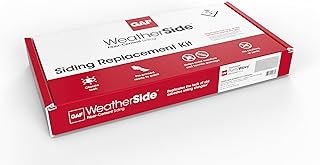 GAF WeatherSide Purity Wavy Fiber-Cement Siding Replacement Kit