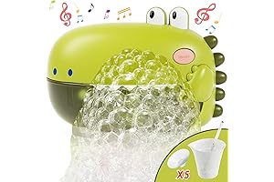 Lehoo Castle Bath Toys: Dino Bubble Maker with 12 Melodies