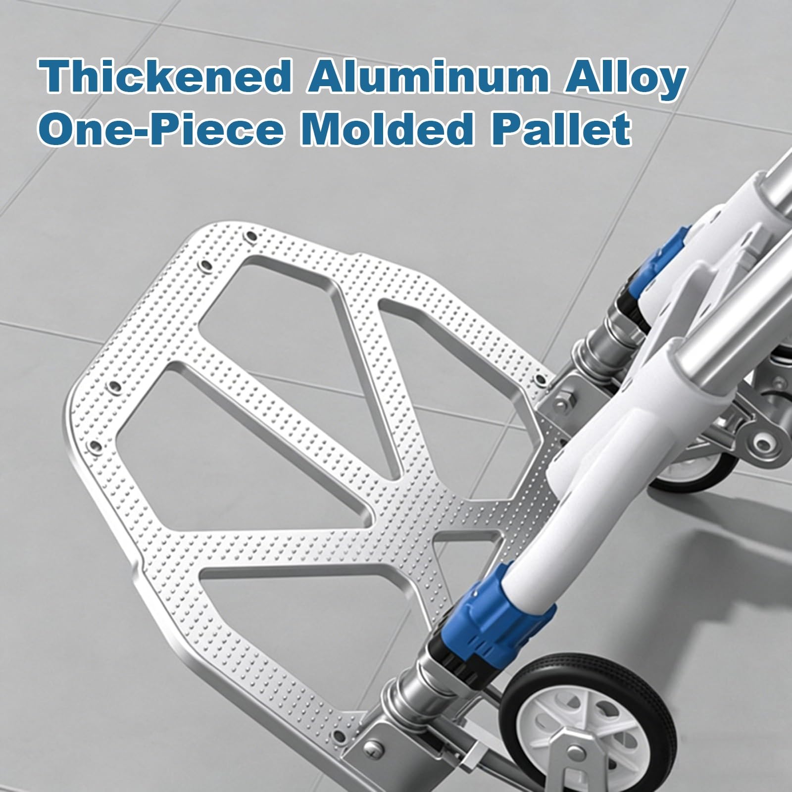 Silent-Wheel-Treppensteiger-Sackkarre – Treppensteiger aus Aluminiumlegierung, Ausgestattet mit Einem Teleskopgriff und Gummirädern; Geeignet for den Materialtransport(X-Small)
