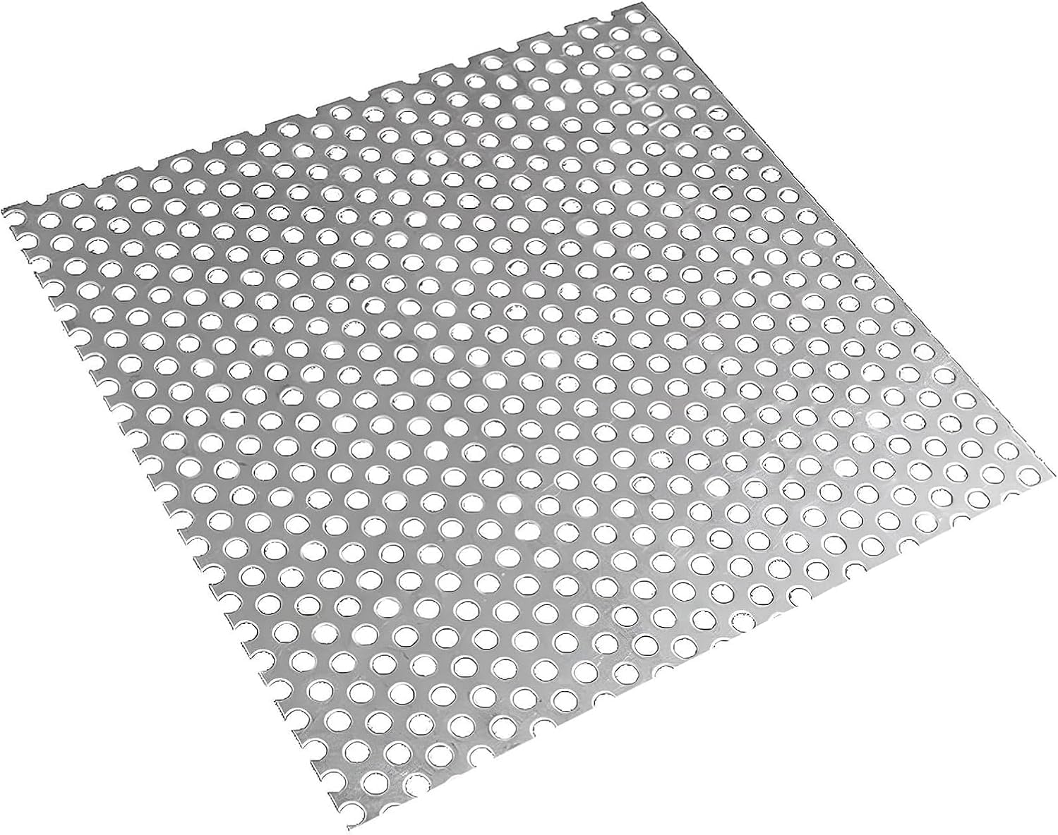 Drain Grate Outdoor Drainage grates, Square Steel Drain Cover 5mm Hole Indoor Shower, Garden Leaf Guard Metal Drainage Network to Stop Leaves & Debris(25x25cm)