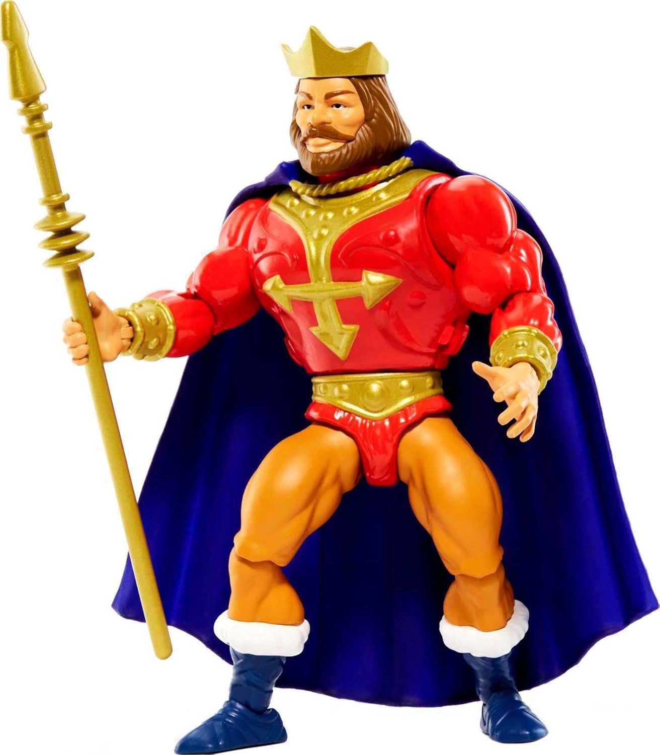Masters of The Universe Origins King Rando 5.5-in Action Figures, Battle Figures for Storytelling Play and Display, Gift for 6 to 10-Year-Olds and Adult Collectors