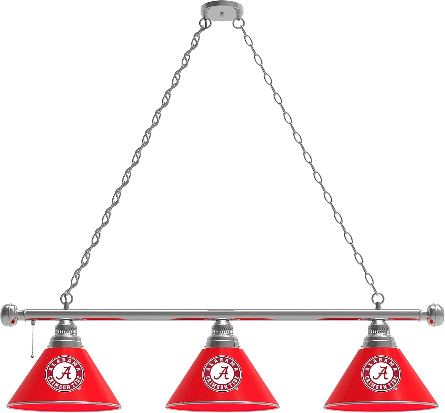 HBS Alabama (Script A) 3 Shade Billiard Light by The Holland Bar Stool Co.