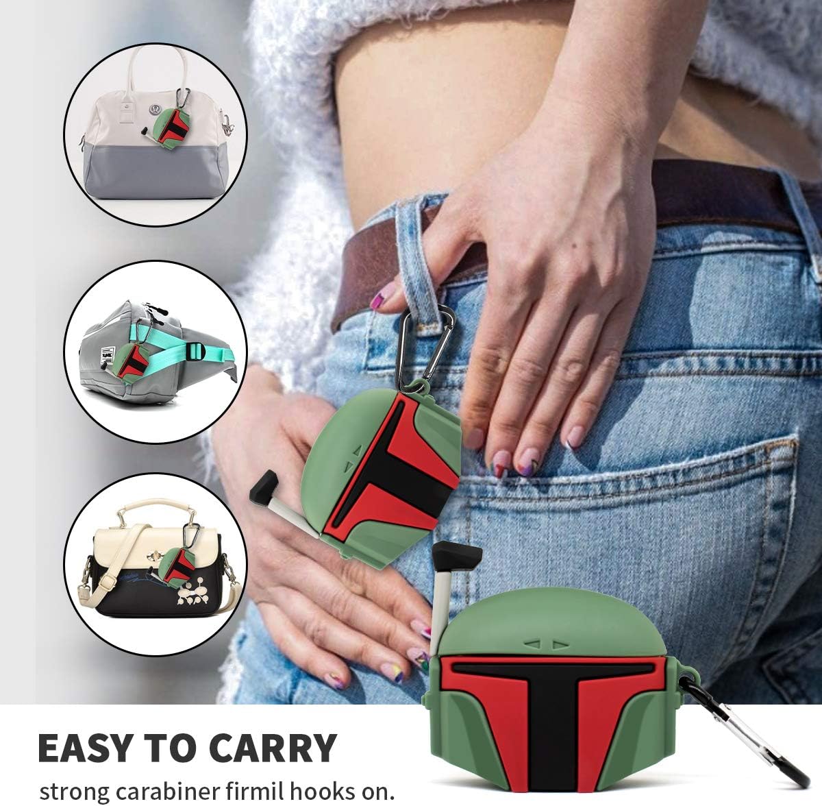 Cheap Alquar Airpods Pro Case Cover Star War,6 in 1 Accessories Shockproof Silicone Funny Mandalorian Boba Fett Anime Character Cute Cartoon Protective Case,with Keychain for Airpods Pro(Mandalorian Pot) Best Alquar Airpods Pro Case Cover Star War,6 in 1 Accessories Shockproof Silicone Funny Mandalorian Boba Fett Anime Character Cute Cartoon Protective Case,with Keychain for Airpods Pro(Mandalorian Pot)