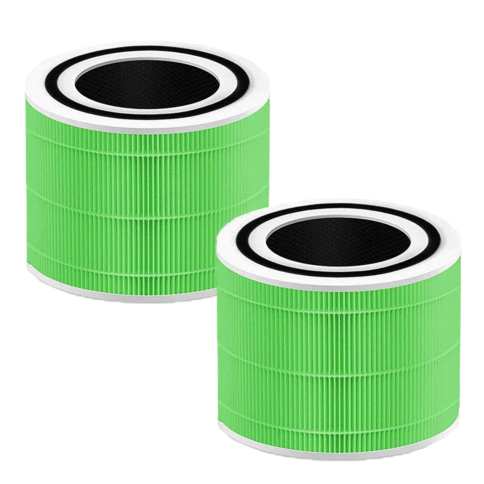 Core 300 Lot de 2 filtres anti-moisissures et bactéries compatibles avec purificateur d'air LEVOIT Core 300/Core 300s, filtre composite HEPA 3 en 1, pièces de rechange Core 300-RF-MB, vert