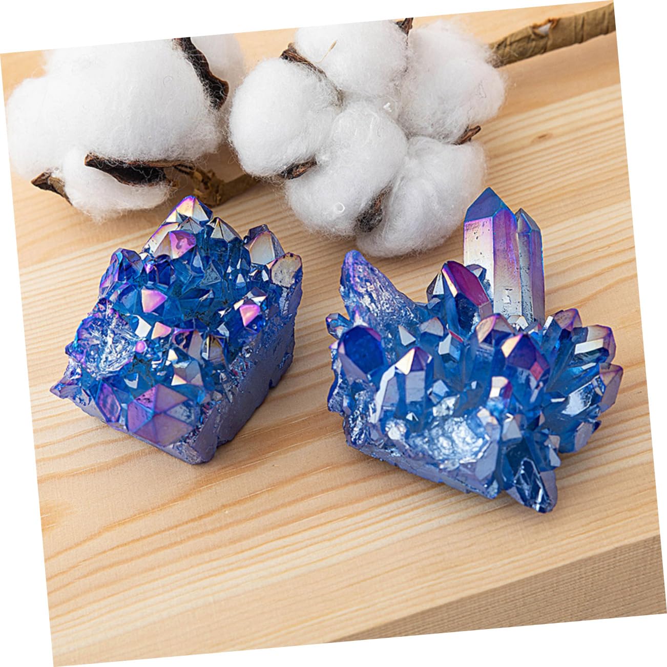 UPKOCH 3 Stück Cluster Förmige Quarz Dekorationen Geode Hängende Natursteine Ornament Natursteine Schmuck Natürliche Edelsteine Natursteine Beschläge Aquarium