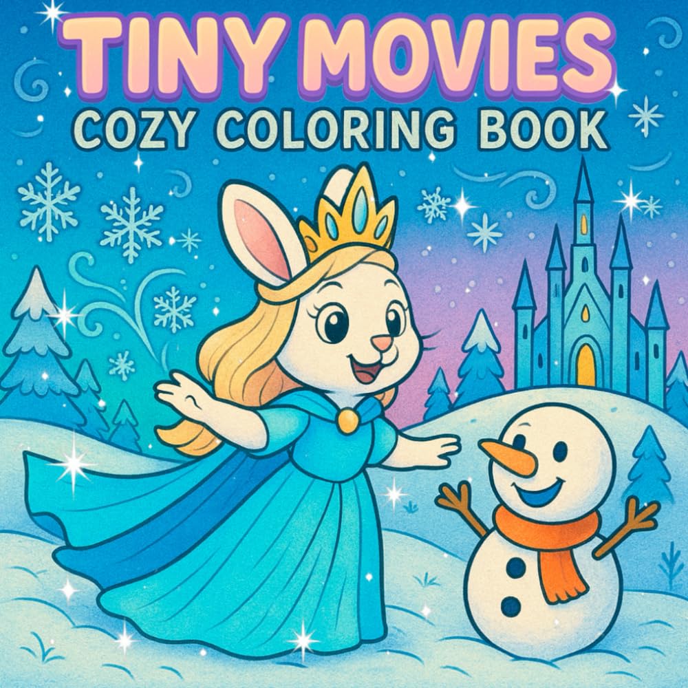 Tiny Movies: A Movie-Inspired Coloring Book for Film Lovers: +40 Iconic Scenes to Color & Relax | From Cult Classics to Blockbusters