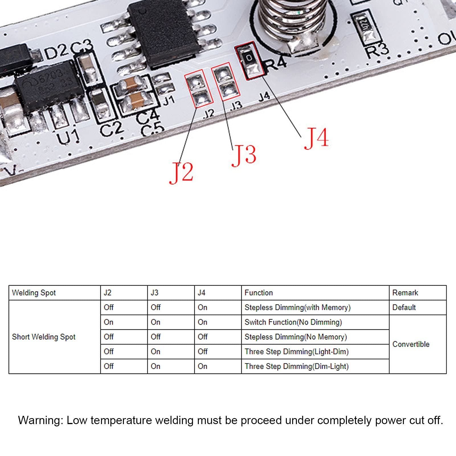 Modulo Sensore Movimento A Infrarossi E Interruttore Tattile | DC 3.7V-24V Per Lampade - Foto 8