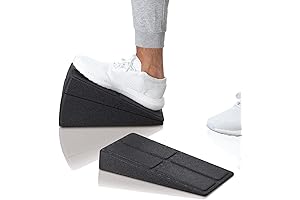 Foam Incline Slant Board, 17'' Squat Wedge Calf Stretcher