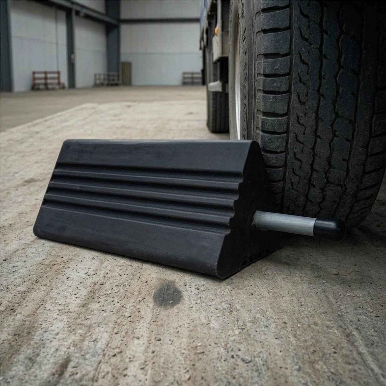 Cunei for Ruote for in Gomma Resistenti all'Usura Trazione A Coste di Sicurezza del Veicolo for Proprietari Auto, Parcheggio, Garage per Auto | 25KG L Rubber Wheel