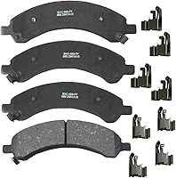 Vista 277 de Pastillas de freno traseras cerámicas Bendix Premium SBC1337 para Cadillac CTS 2014-2008, SRX 2016-2010, Chevrolet Camaro 2015-2010, Saab 9-4X 2011