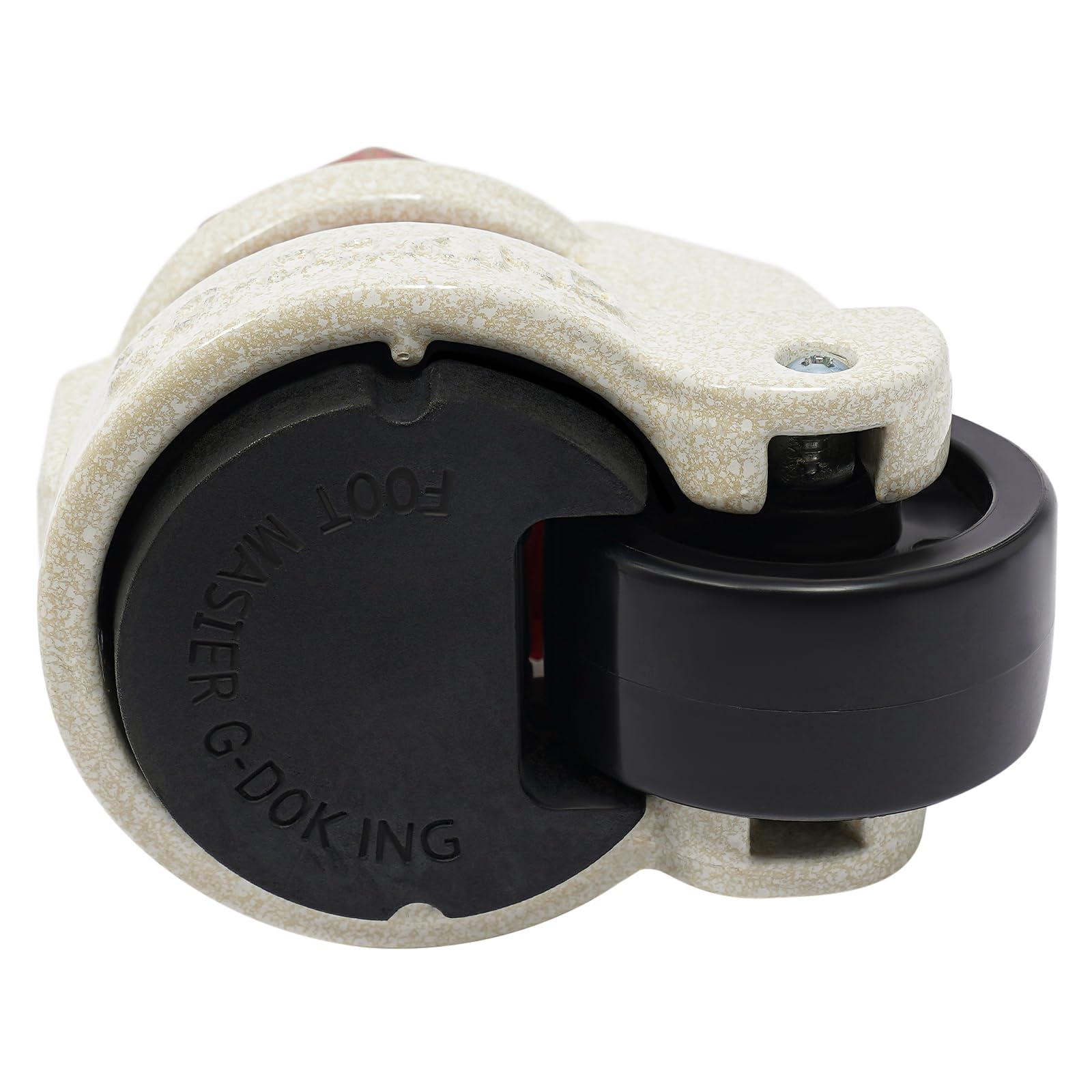 Ruote girevoli da 101 mm, set di 4 ruote pesanti, ruote per mobili, capacità di carico di 550 kg, ruote di trasporto a 360 gradi, ruote in poliuretano per mobili, carrelli, tavoli con