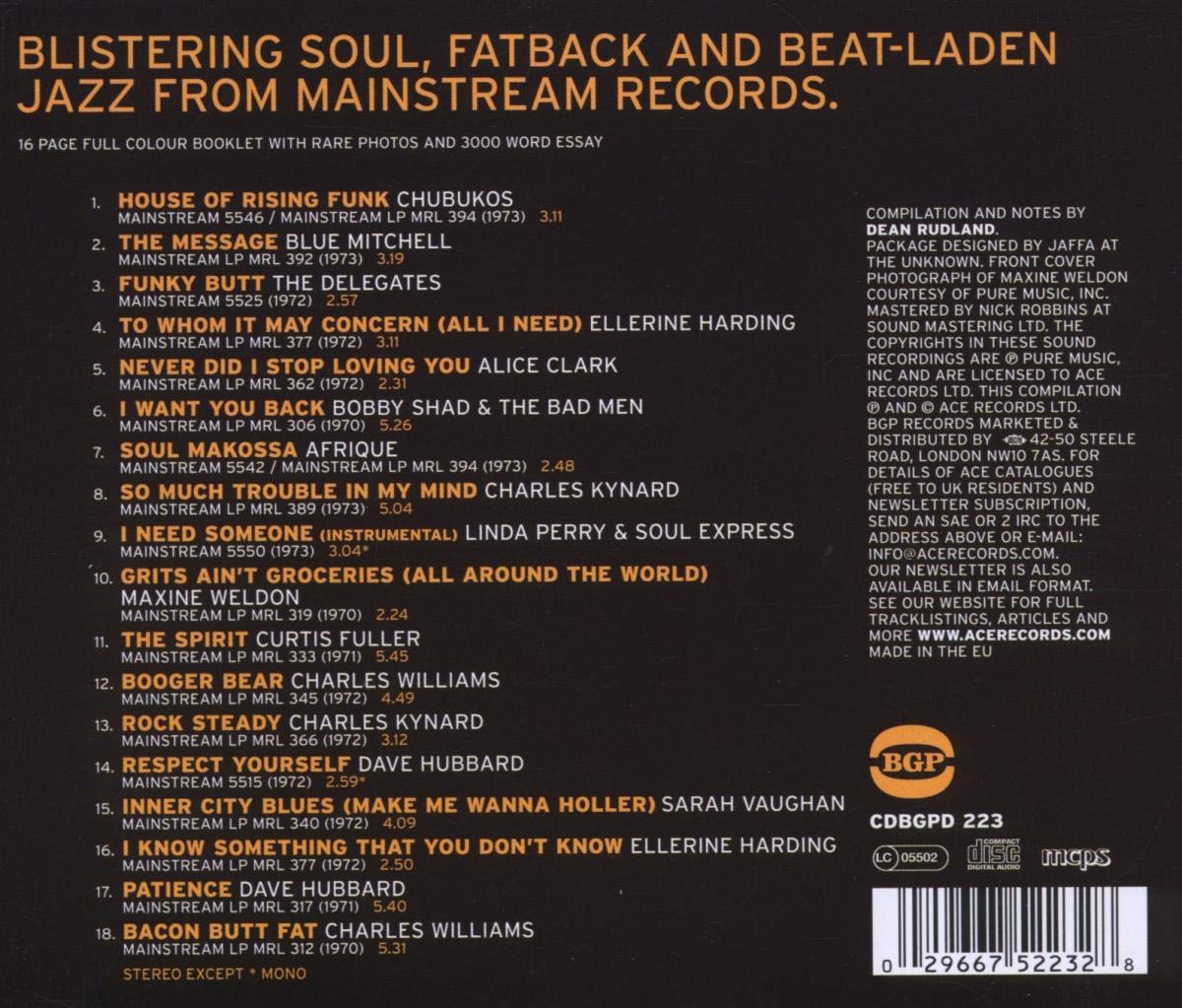 Message. Soul Funk Andjazzy Grooves Fro