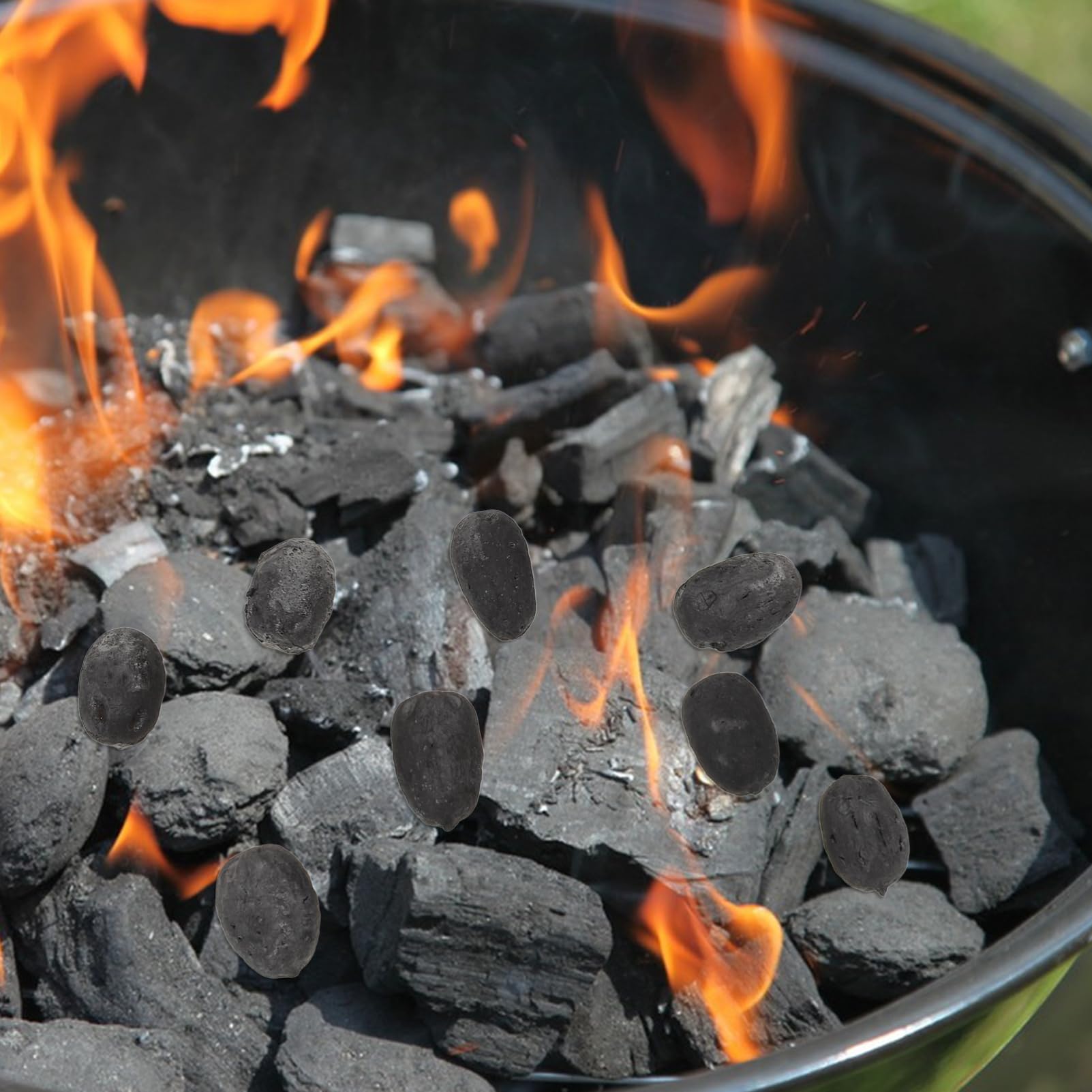 FUNOMOCYA Material Olive Charcoal Tea Stove Versatile Outdoor Stove for and Household Use