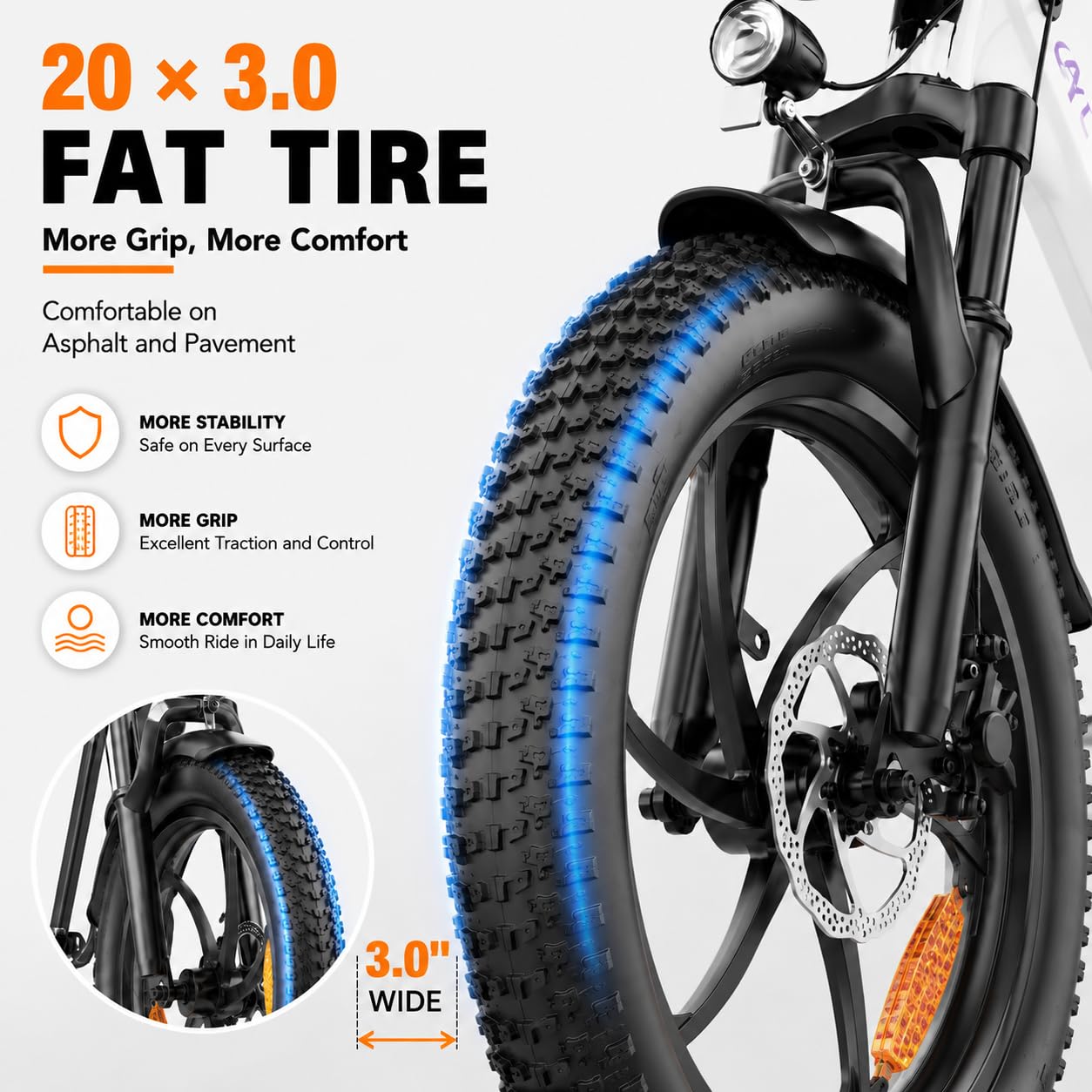 E Bike Klapprad 20 Zoll Herren Damen,mit 48V 20Ah Akku 100km Reichweite,Faltbares Elektrofahrrad City 250W Motor 50Nm LED Display, 7-Gang, hydraulische Scheibenbremsen, für Pendeln & Alltag