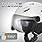 Odoland Ski Helmet with 2-in-1 Visor Goggles, Light Weight Snowboard Helmet for Men Women, Snow Sport Helmets for Skiing, Skating, Snowboarding,White,L