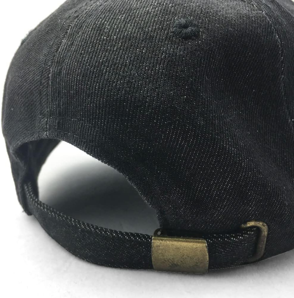 Kangqifen Unisex Ripped Distressed Denim Baseball Cap Trucker Hat Adjustable - Image 6