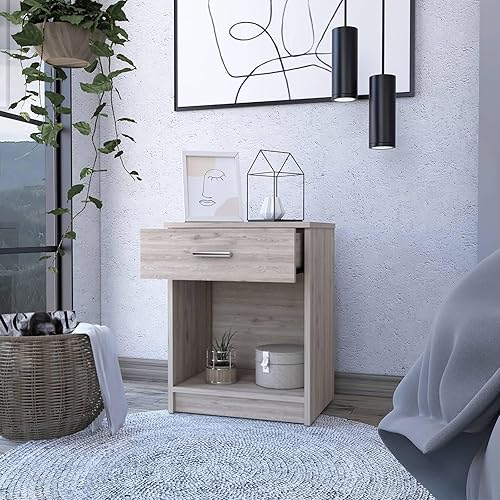Miniatura 5 de Mesita de noche para dormitorio con almacenamiento, mesitas de noche para dormitorio, armario, entrada, guardería, mesita de noche, parte superior