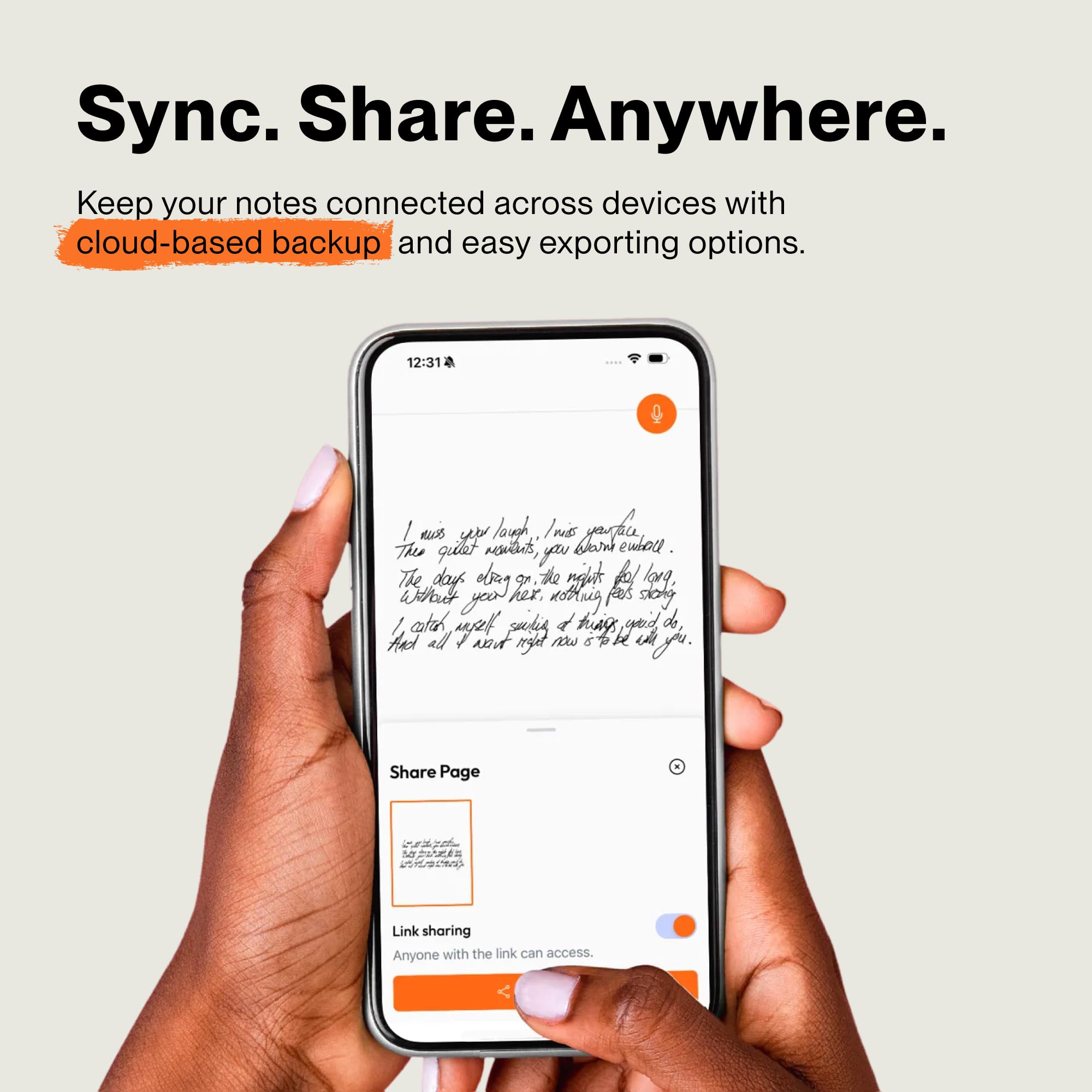 inq Smart Writing Set – Converte la scrittura a mano in testo – Inchiostro reale su carta reale – AI prendere appunti, registrazione vocale e trascrizione – per iPhone & Android – Smart Pen & Notebook
