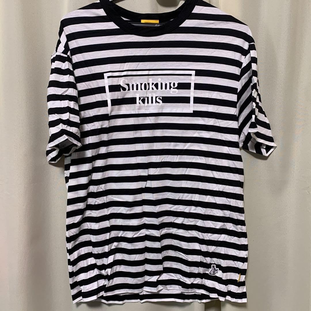 FR2 smoking kills 限定品ボックスロゴ　ボーダーTシャツ Amazon.co.jp: FR2 smoking kills 限定品ボックスロゴ ボーダーT