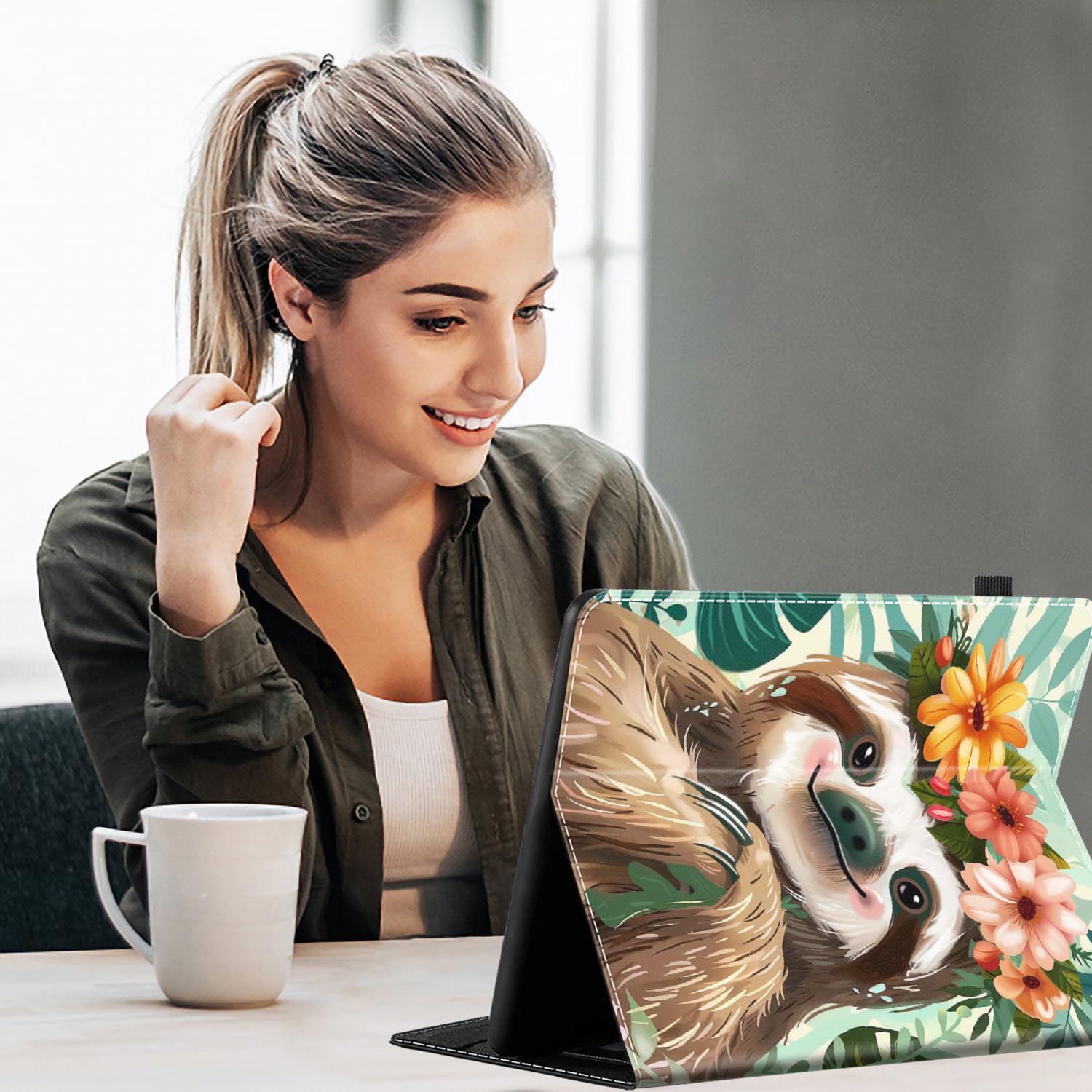 Fire Max 11 Tablet Case With Bible Verse Design - Multi-Angle Stand Cover With Auto Wake/Sleep (2023 Model)