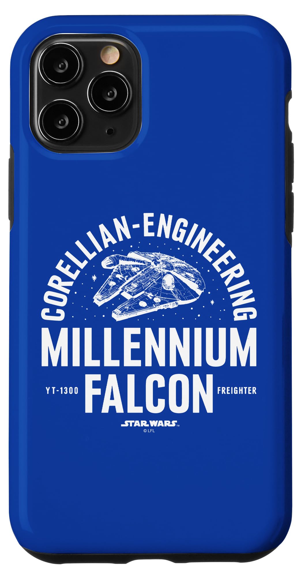 Coque iPhone 11 Pro Star Wars contre les rayures motif Millennium Falcon ajusté - 4