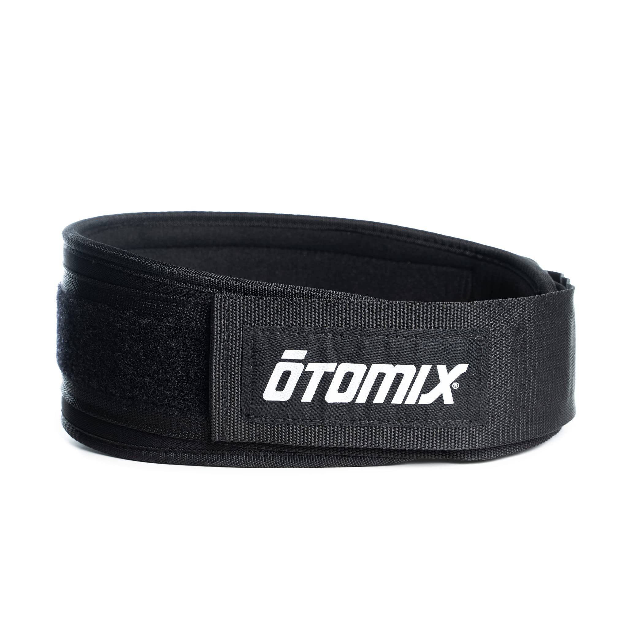 Otomix Nylon Weight Lifting Belt for Men and Women (Black) (Large)