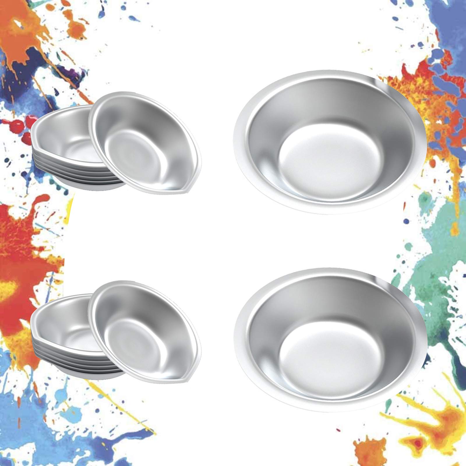 Buy Paint Palette Paint Palette with Inverted Spout Stainless Steel