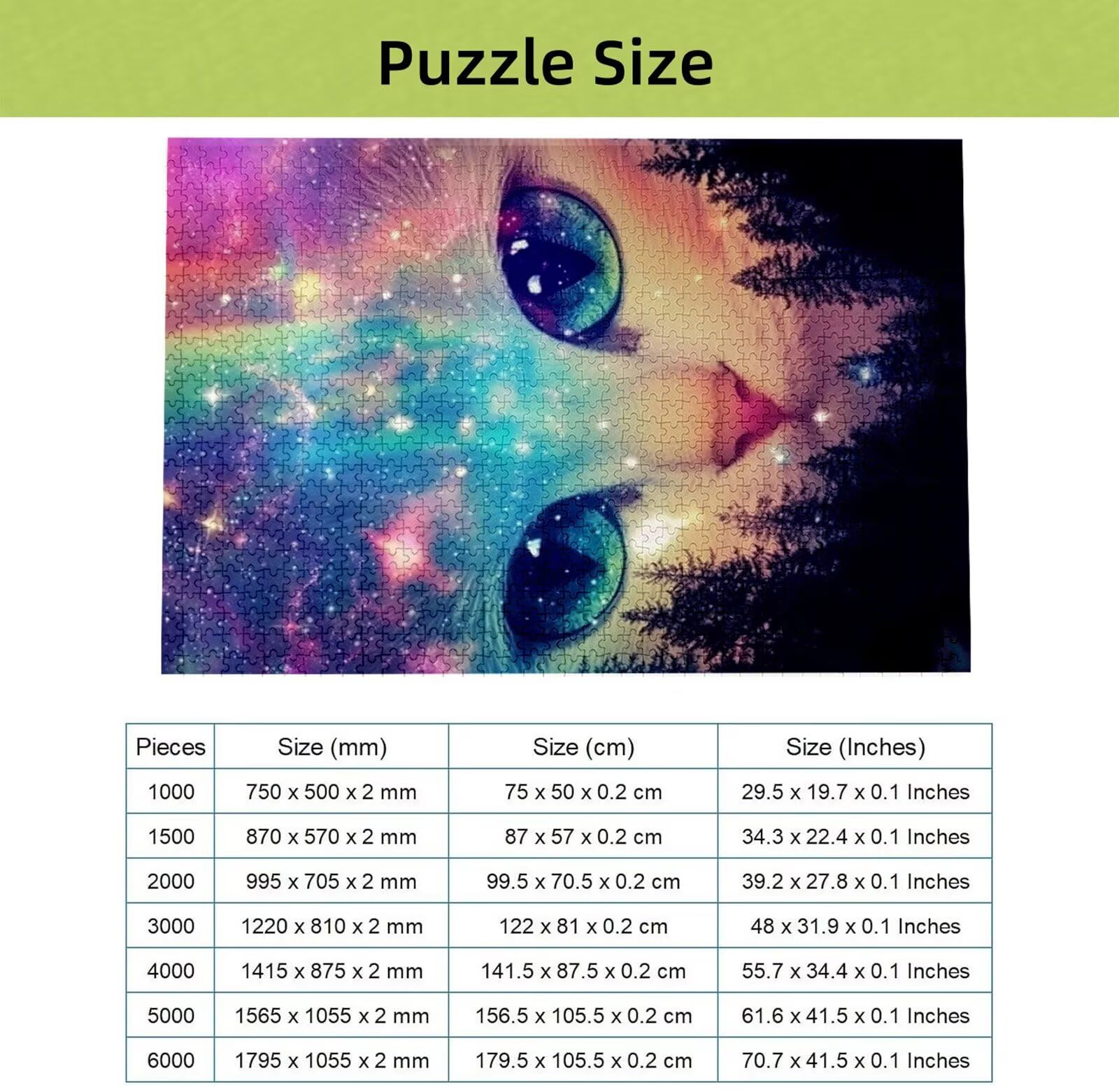 Puzzle 4000 Pièces Chat, Puzzle 4000 Pièces Adultes et Enfants, Puzzles Bois avec Une Boîte d'emballage Exquise, Jeu Éducatif Puzzles Animal, Noël Decoration Maison, Cadeau Femme, Cadeau Homme H-7046