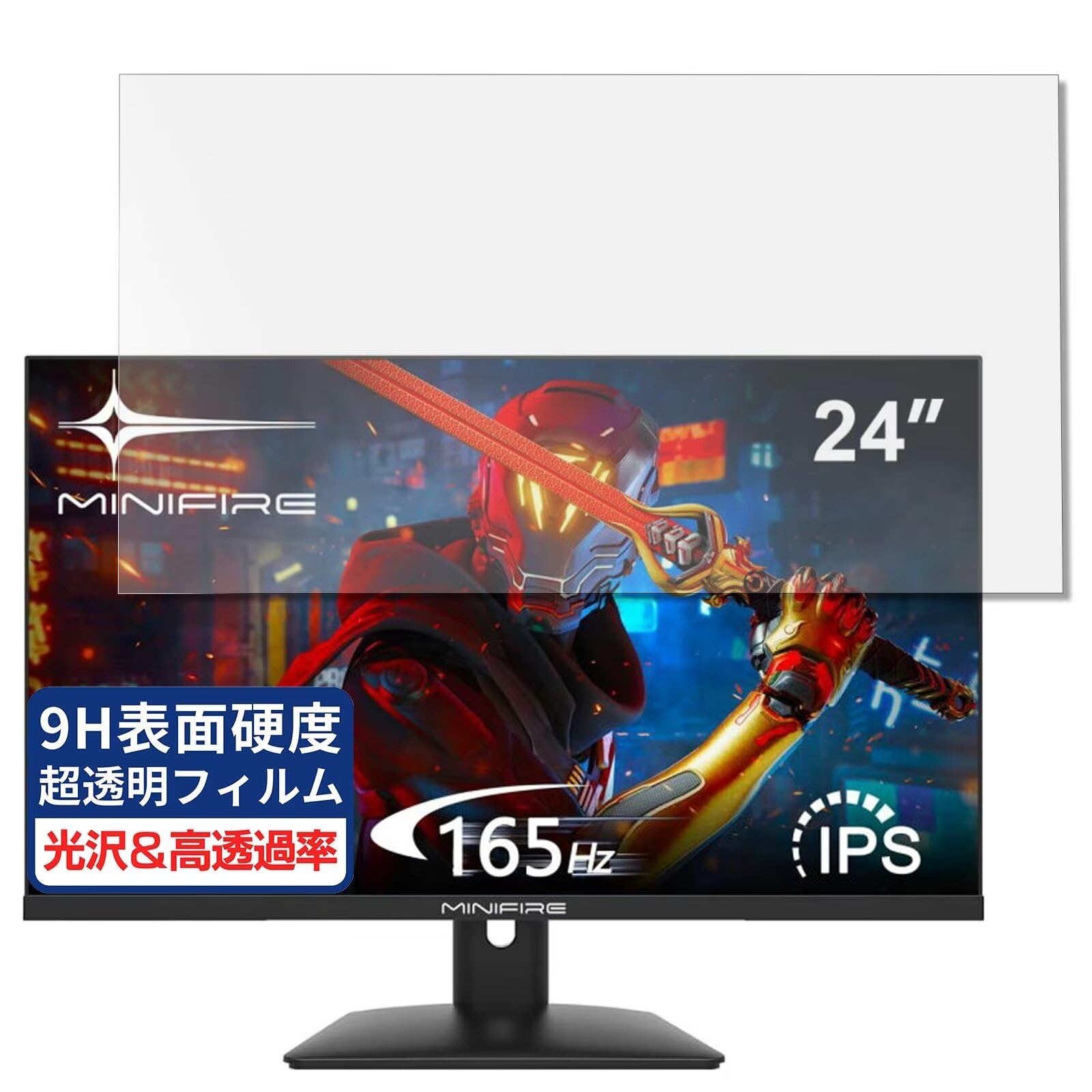 Amazon.co.jp: Minifire MFG24X5 対応 24インチ 16:9 保護フィルム 9H