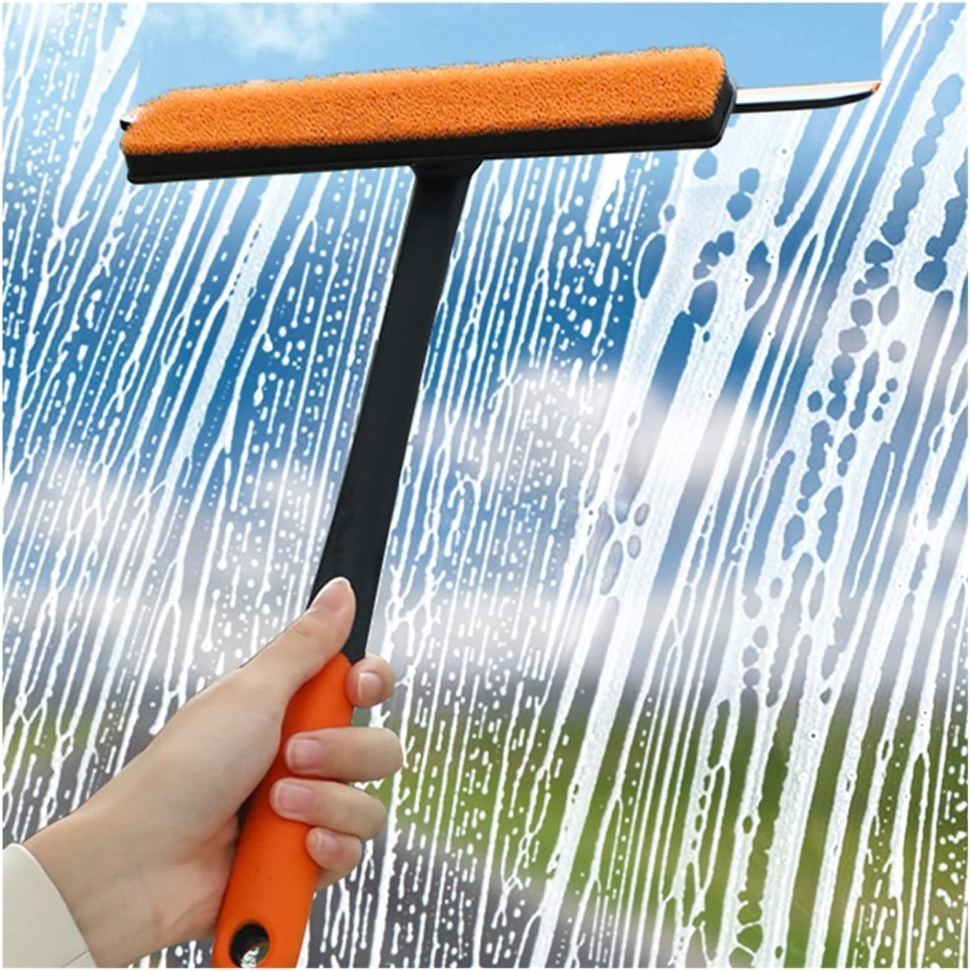 SHREE HANS CREATION 3 in 1 Glass Cleaning Wiper 360 Degree Foldable Comfortable Grip Car Windshield Rotating Wiper Double-Layer Sponge Brush Window Brush + Soft Scraper Strip (B0CRDXCKM6) Amazon Price History, Amazon Price Tracker