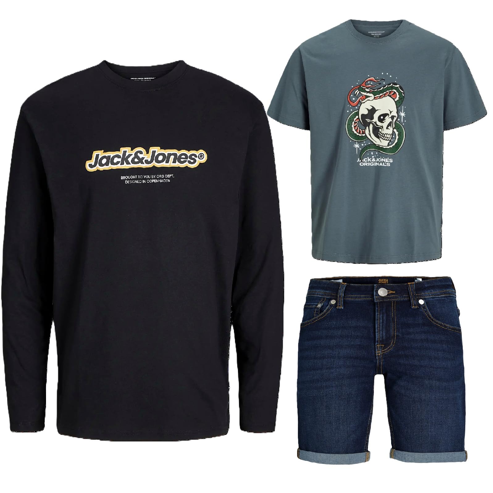 JACK & JONES Junior Children's Boys Hoodie Sweatshirt Sweatshirt Hood 164 Package #01