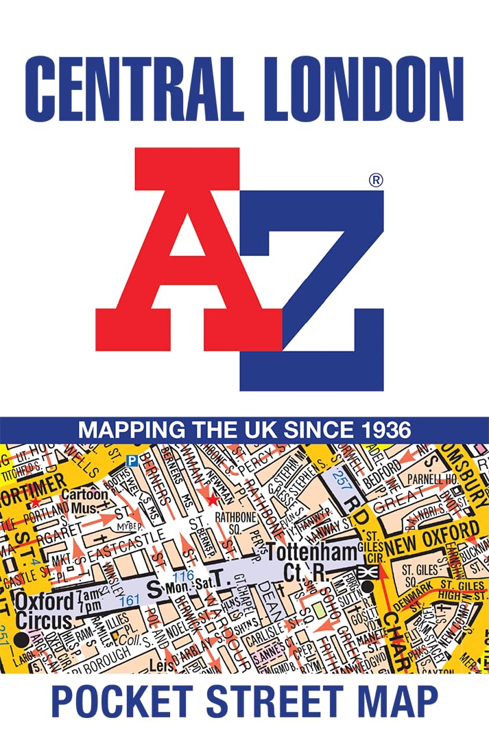 Central London A-Z Pocket Street Map: Detailed and accurate iconic street map of London