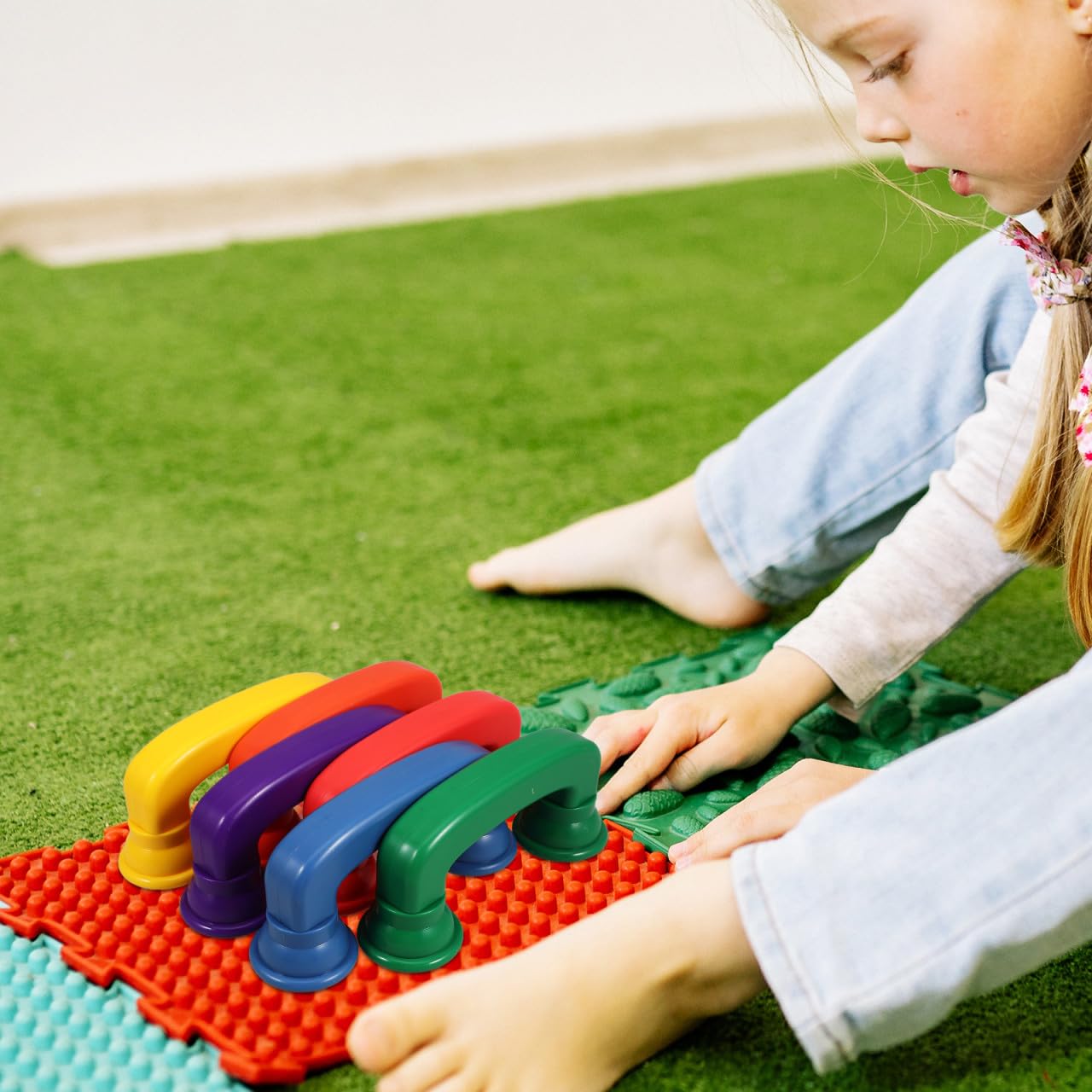 Teléfono Susurrante de Juguete para Niños, 12 Piezas de Plástico Abs Bordes Suaves y Colores Brillantes para Juego Educativo y Divertido