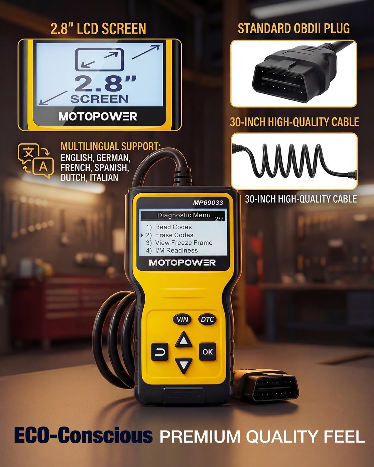 para Acura CDX 2016-2021 Escáner OBD2 Diagnóstico Automotriz Lector Códigos Falla Motor | Escáner OBD2 Diagnóstico automotriz Lector códigos falla Portátil Confiable Fácil