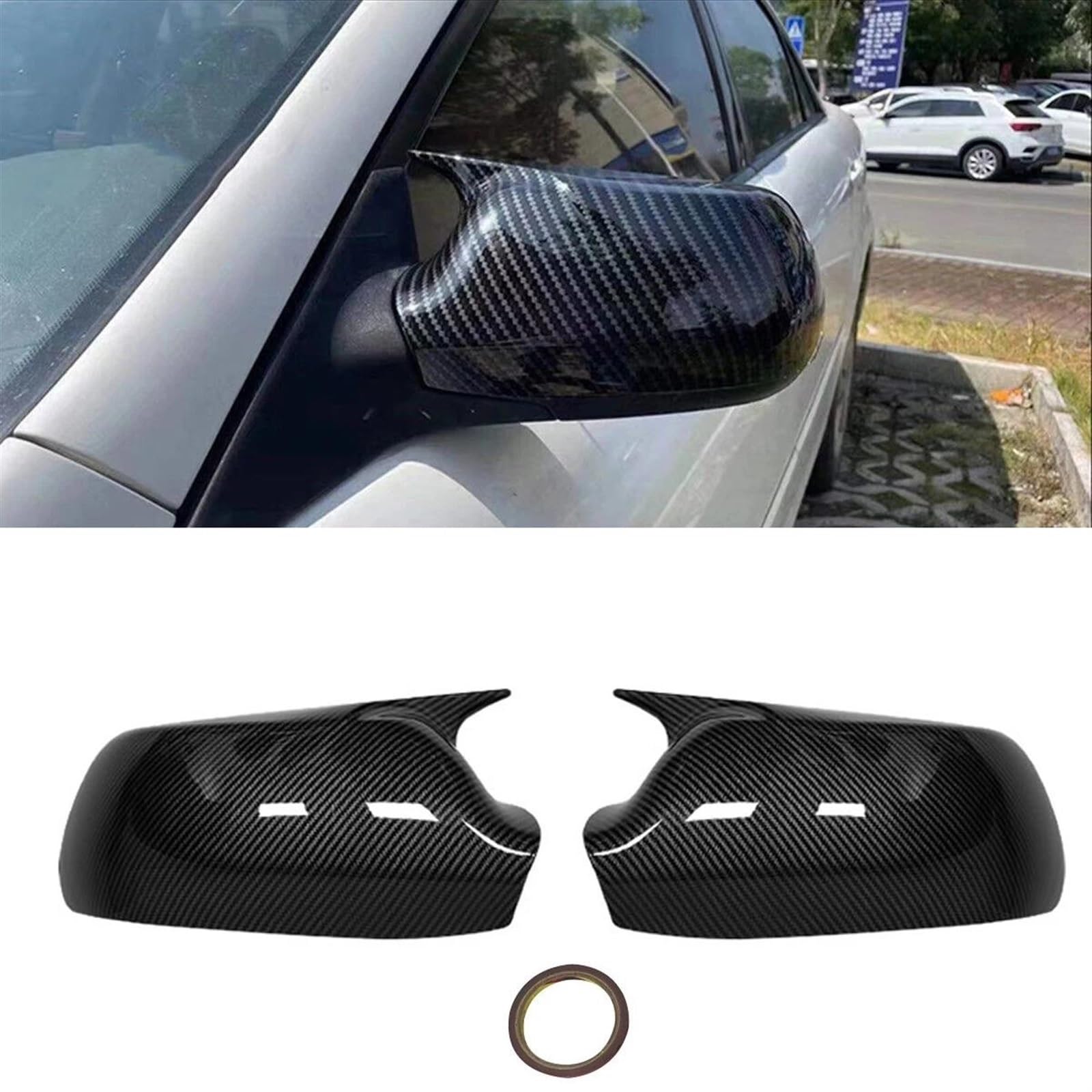 Capuchon De Rétroviseur Remplacement Pour Mazda 2/3/6 2007-2014 - Coque Retroviseur Exterieur Noir