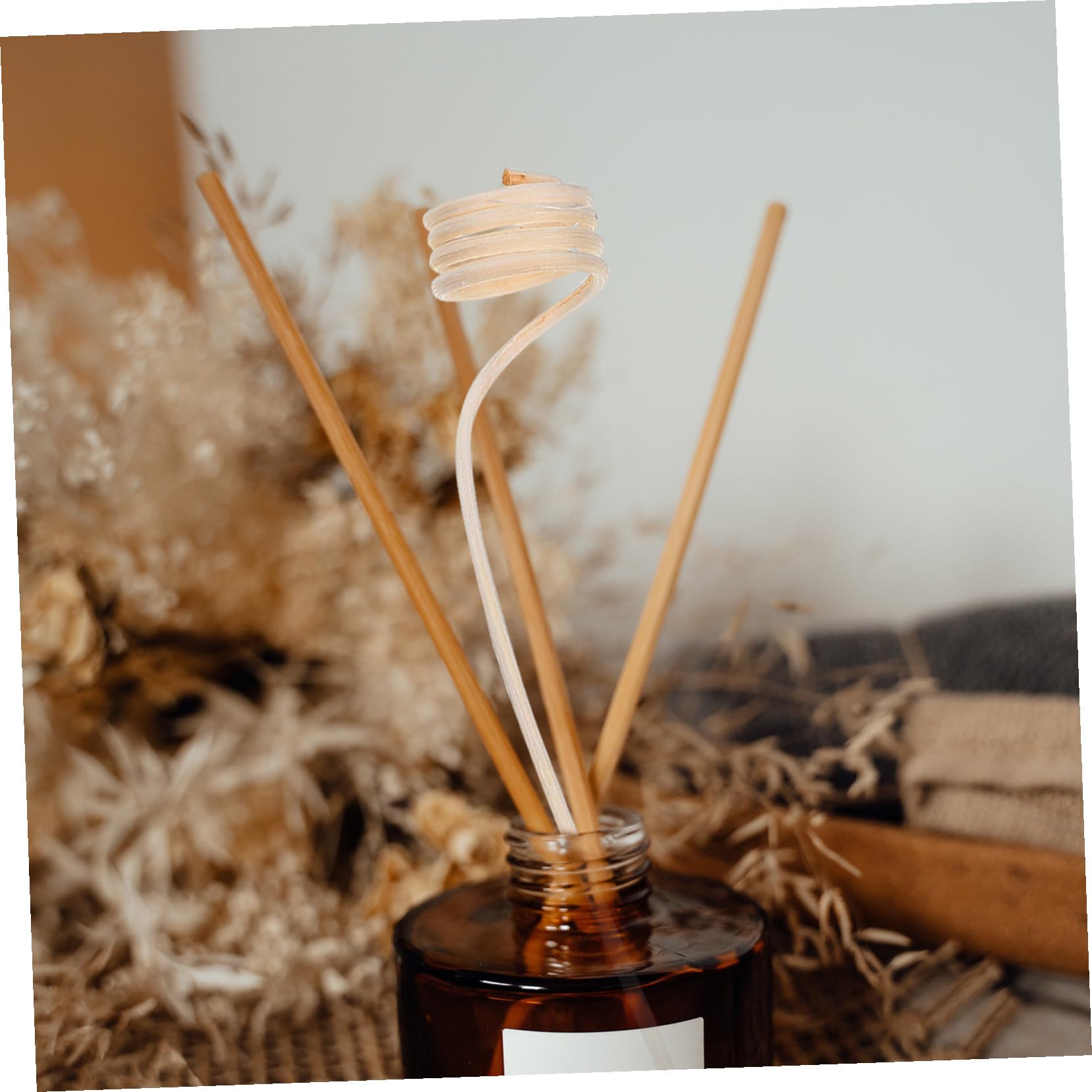 Cabilock 5 Sätze Aromatherapie-Stick Duftdiffusor Für Zu Hause Nachfüllpackungen Für Duftstäbchen Diffusoren Für Ätherische Öle Austauschbare Diffusorblätter Duft Diffusor Weiß 20 Stück * 5