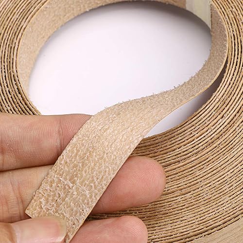 Miniatura 4 de Skelang Cereza 3/4" x 50' Rollo de chapa de madera bandas de borde Preglued Iron-On con adhesivo termofusible encolado de cantos cinta de madera