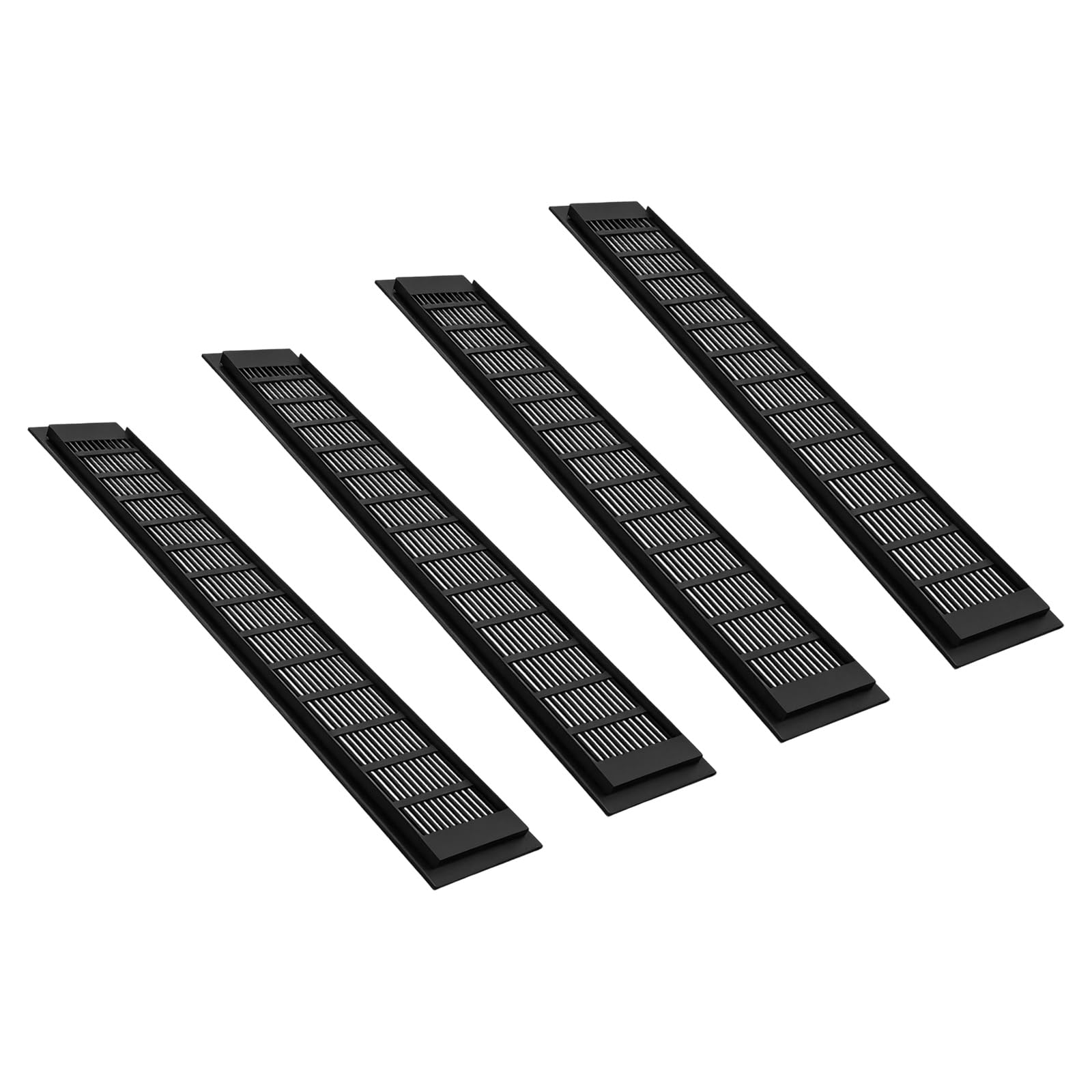 Rgybao B 4Pcs Furniture Cabinet Ventilation Decorative Cover Perforated Air Vent Ventilation Grille Wardrobes Fitting Enduring Wardrobe Shoe Cabinet Grids