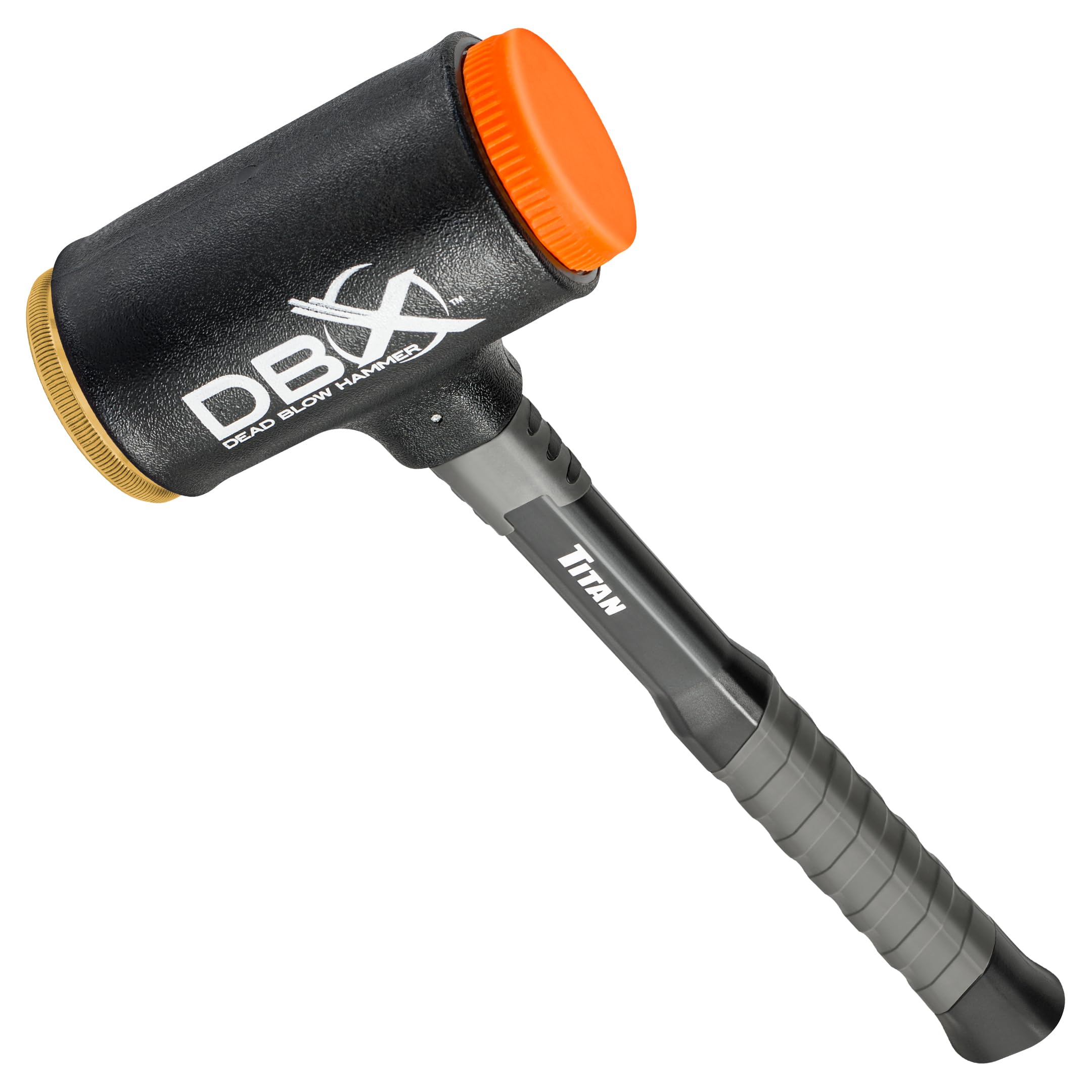Marteau Titan DBX 63647 embouts laiton et polyuréthane pour menuiserie