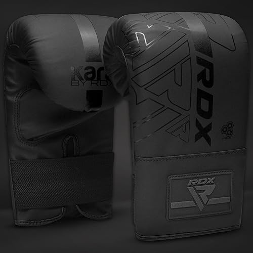 Miniatura 7 de RDX Guantes de boxeo, guantes de boxeo, piel maya, acolchado, palma ventilada, entrenamiento de boxeo pesado MMA, almohadillas de enfoque de