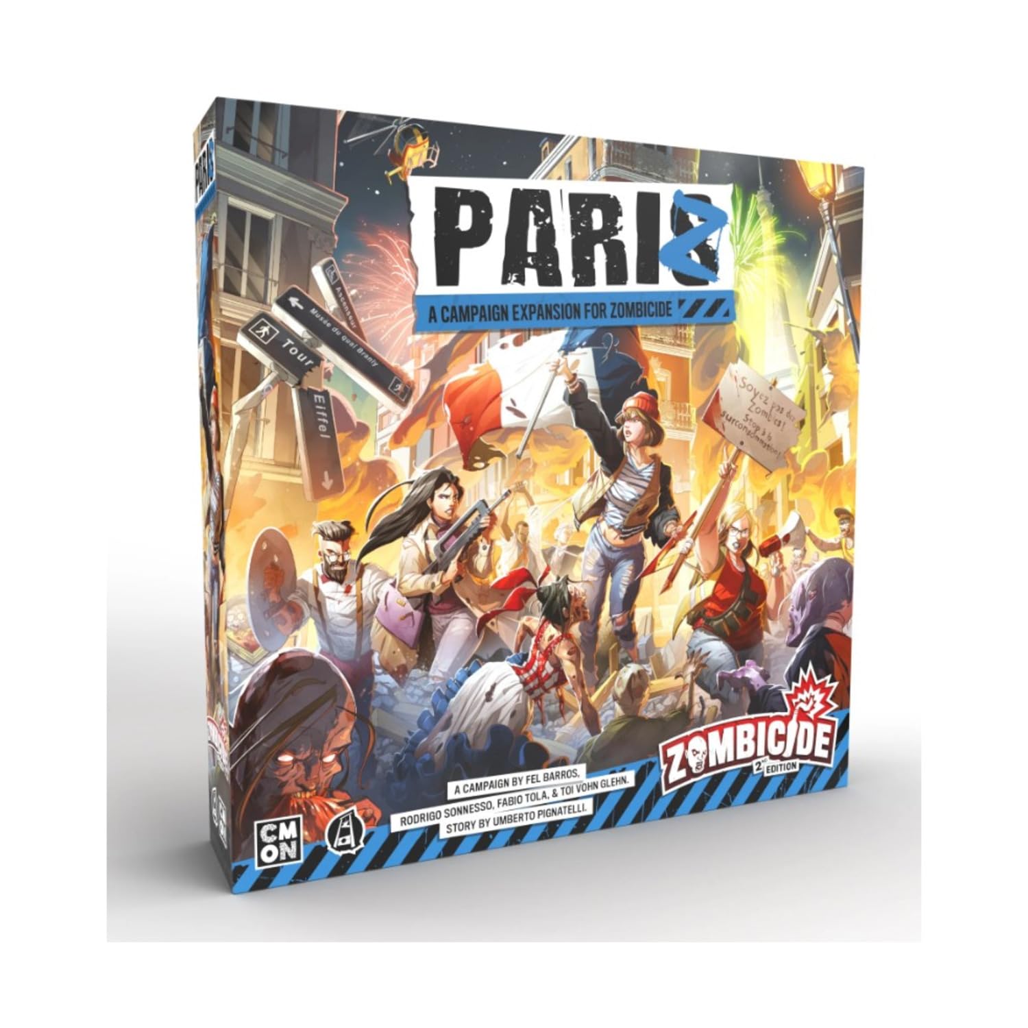 Amazon.com: Zombicide:PariZ Board Game Expansion - Bastille-Day