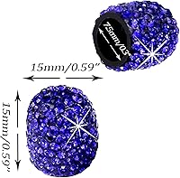 Vista 56 de Tapas de vástago de válvula de neumático de automóvil, 4 tapas universales para válvulas de aire de neumáticos, tapas de válvulas de neumáticos