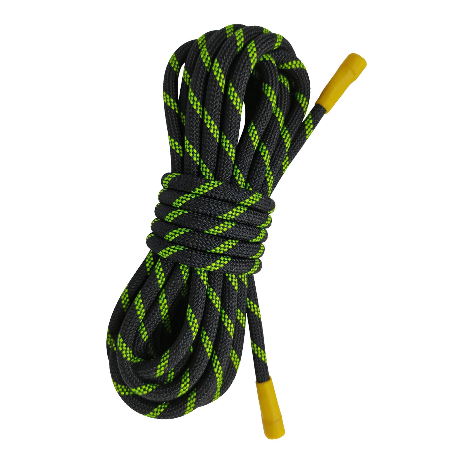 Corda da Arrampicata 8mm Corda Statica da 20m Per Salvataggio Dell'altezza Barca Paracadute Trekking Alpinismo Sport Campeggio UIAA Riflettente Nero