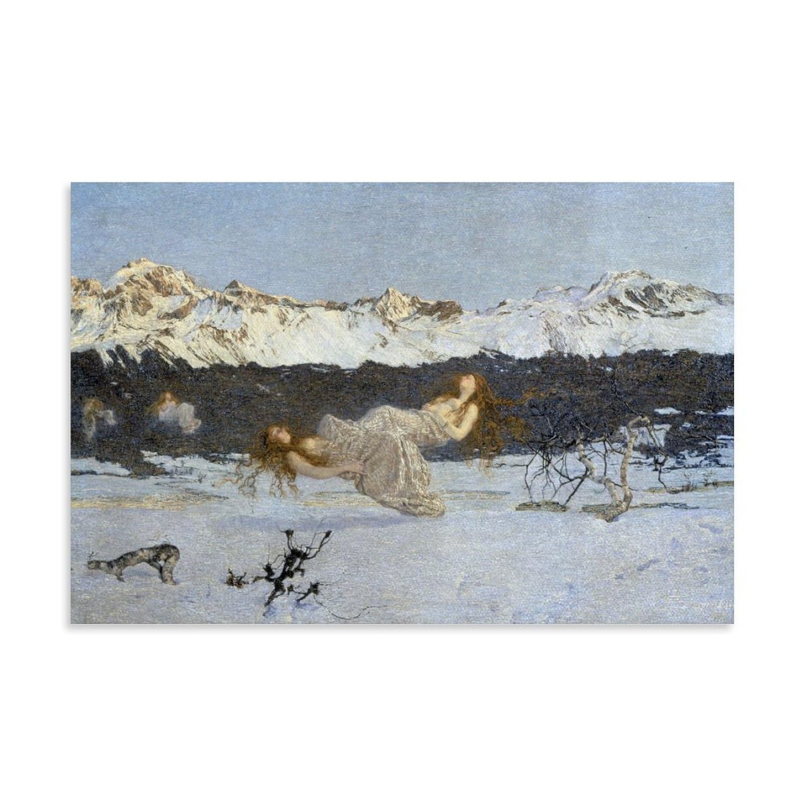 Amazon.co.jp: ジョヴァンニ・セガンティーニ 1891年作「欲望の罰