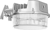 Vista 1 de CINOTON Luz LED de granero, 70 W 8400 lm, luz de seguridad para exteriores del anochecer al amanecer, listado UL, 120 V, optimizada para el hogar