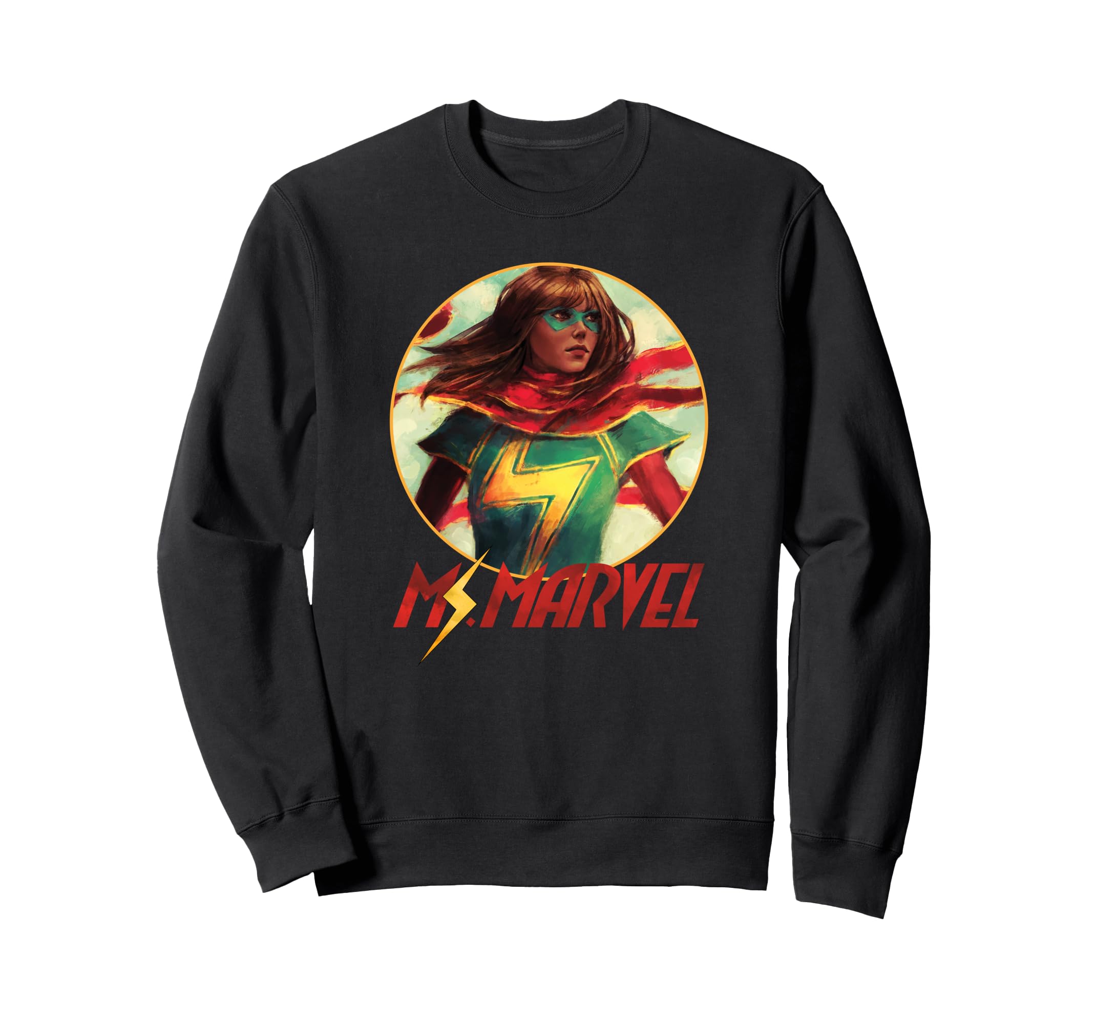 Sweatshirt Ms Marvel confortable pour vos soirées streaming et sorties - 2